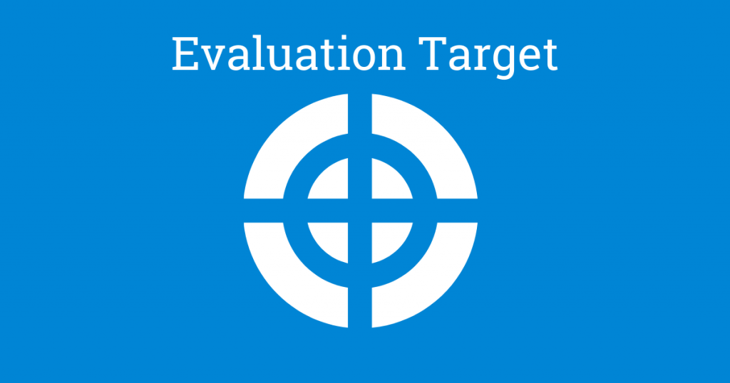 Evaluation Target - Participatory Activity for Facilitators