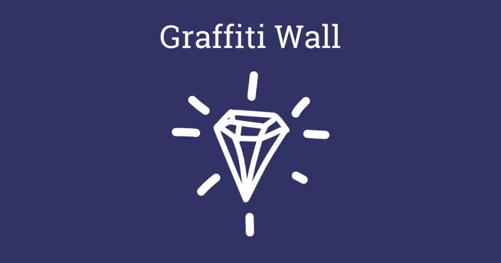 Graffiti Wall - Participatory Activity for Facilitators