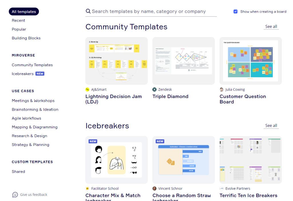 How to create a participatory workshop using Miro. Steps and tips